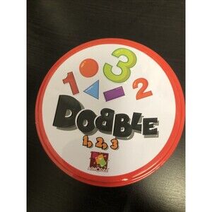 Asmodee Editions Dobble 1 2 3 Card Game Instructions in Spanish NOT ENGLISH New